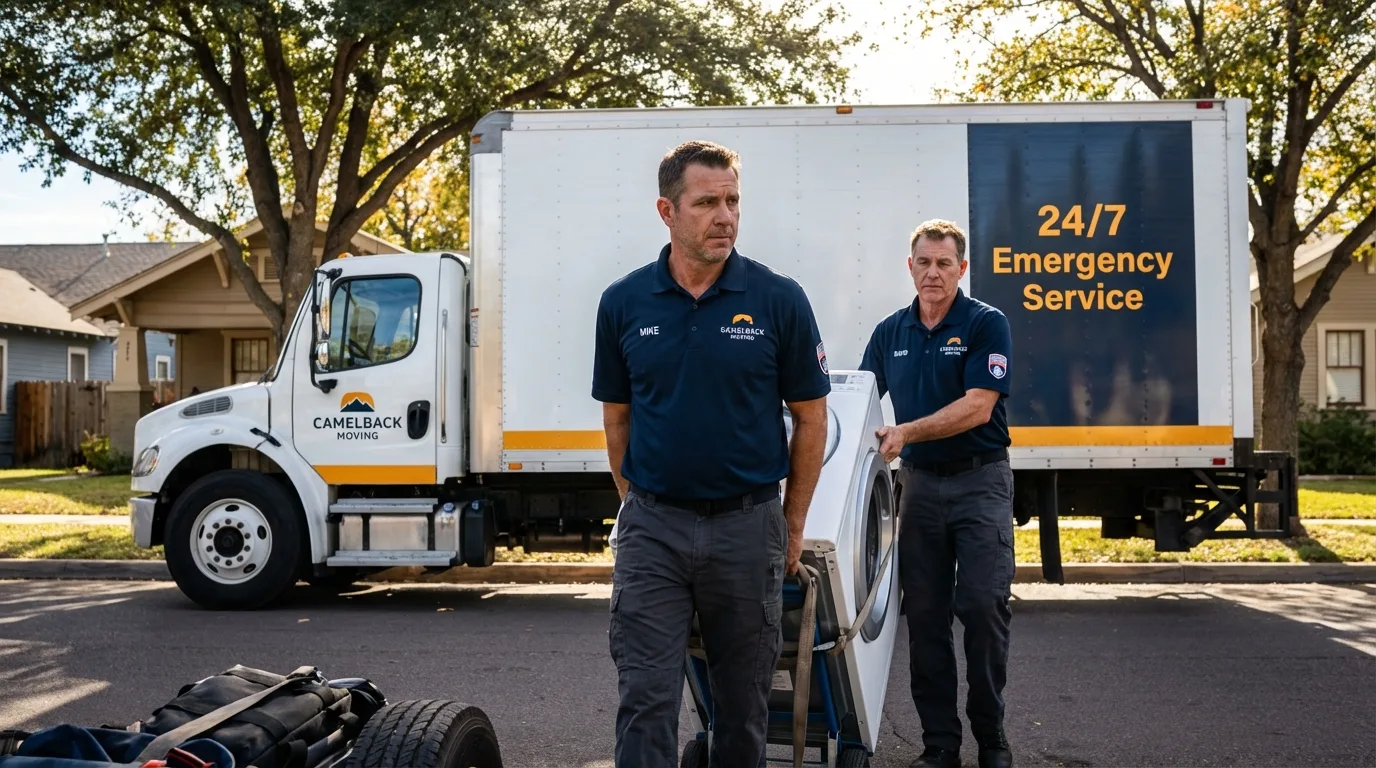 CamelBack Moving crew loading furniture in Des Allemands, LA